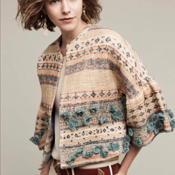Anthropologie Jackets & Blazers - Anthropologie Tryb Textured Kimono Jacket